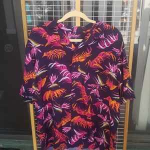 Hawaiian button down shirt